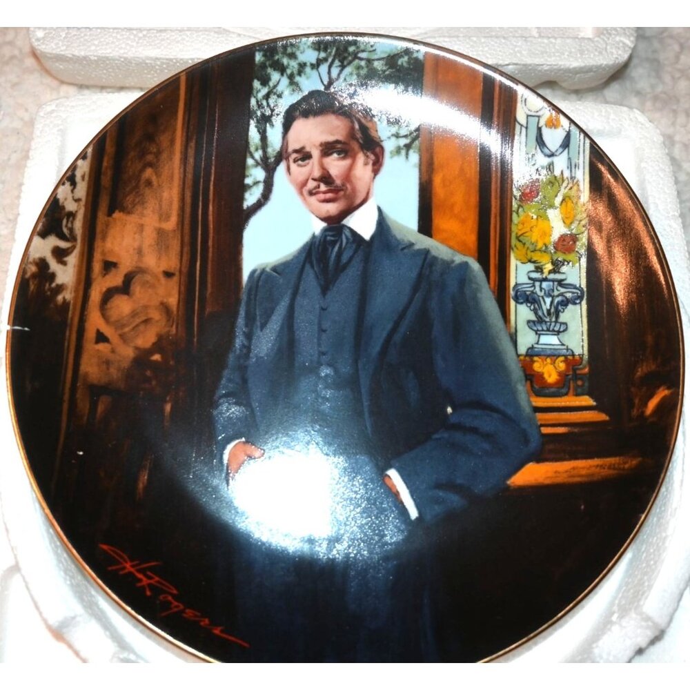Gone With the Wind - "Frankly My Dear" Collectors Plate with Small Chip